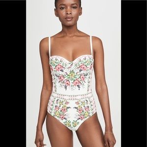 NWT Tory Burch Lipsi Printed One-Piece in Garden Evil